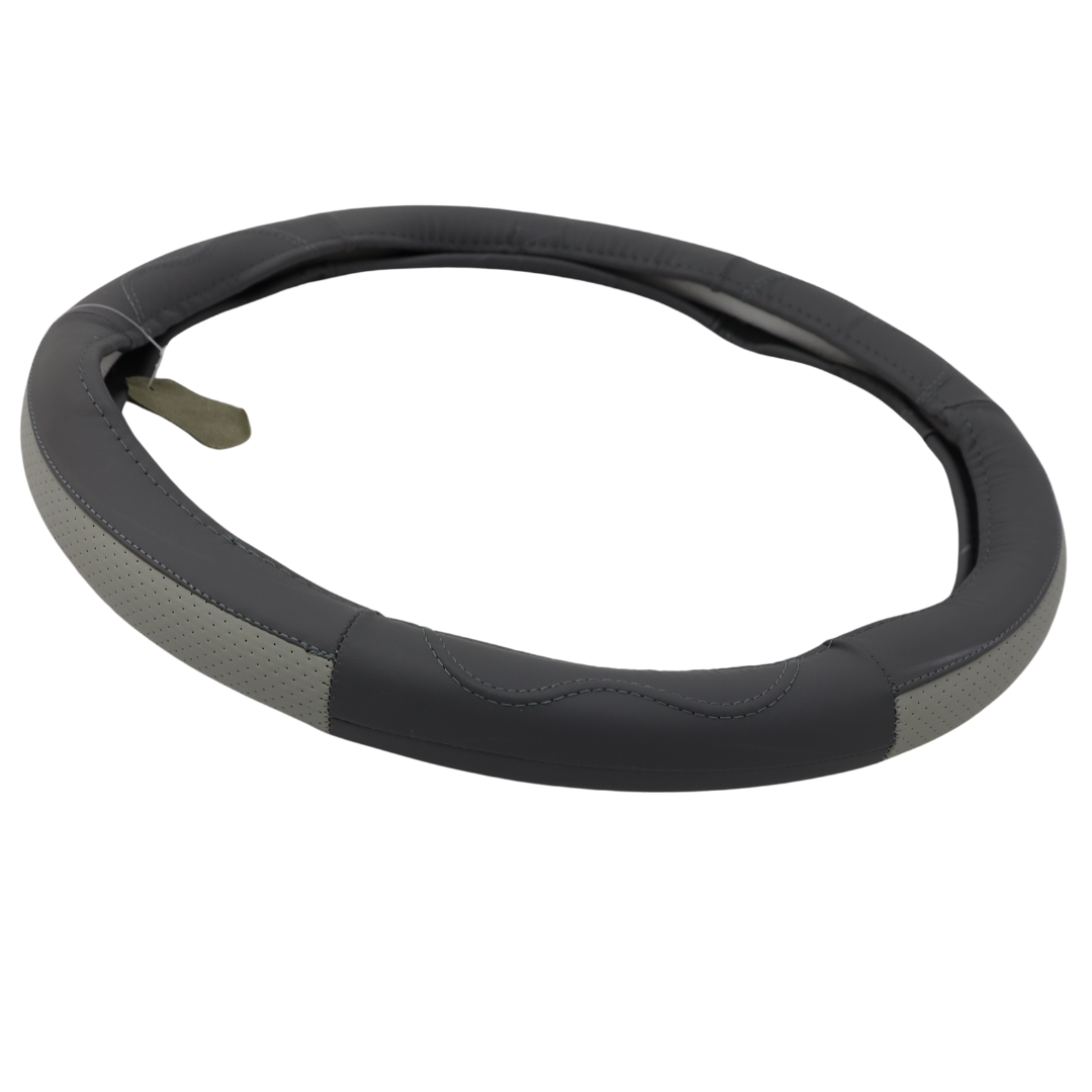 Оплетка руля XXL 45 (кожа) серая Оплетка руля XXL 45 (кожа) серая