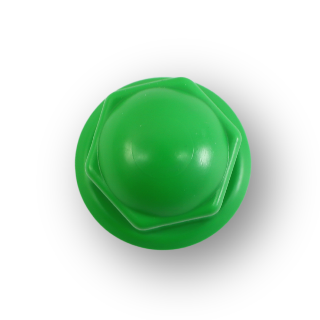 Колпачек на гайку 27 зеленый