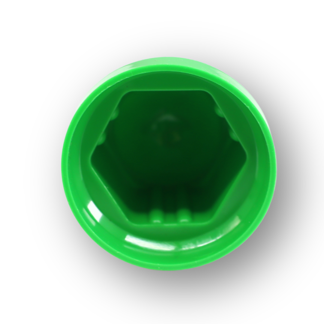 Колпачек на гайку 27 зеленый