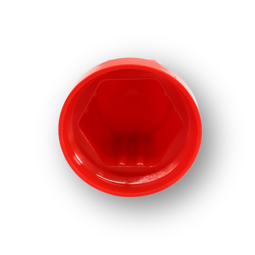 Колпачек на гайку 27 красный Колпачек на гайку 27 красный