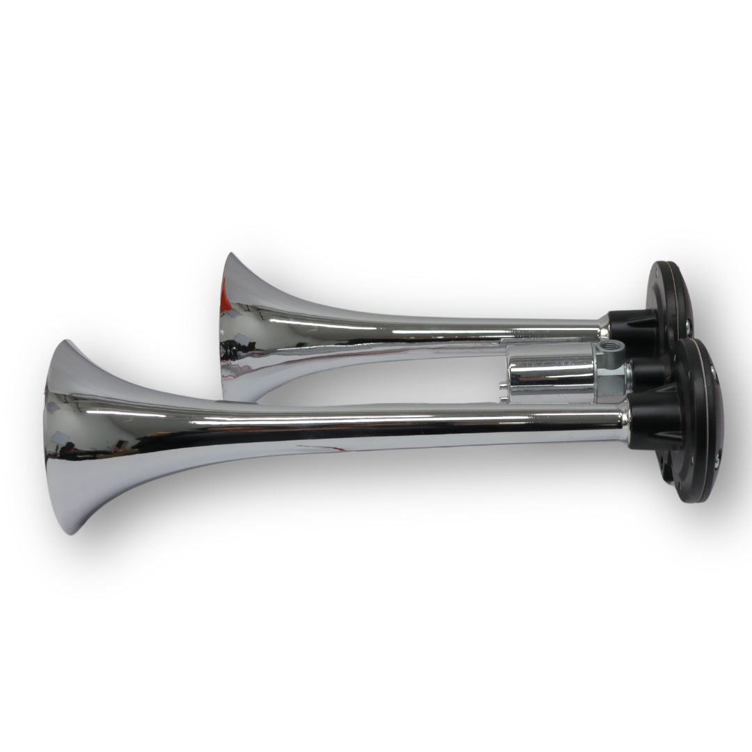 Сигнал хром 2 дудки 24V \300mm\ Сигнал хром 2 дудки 24V \300mm\