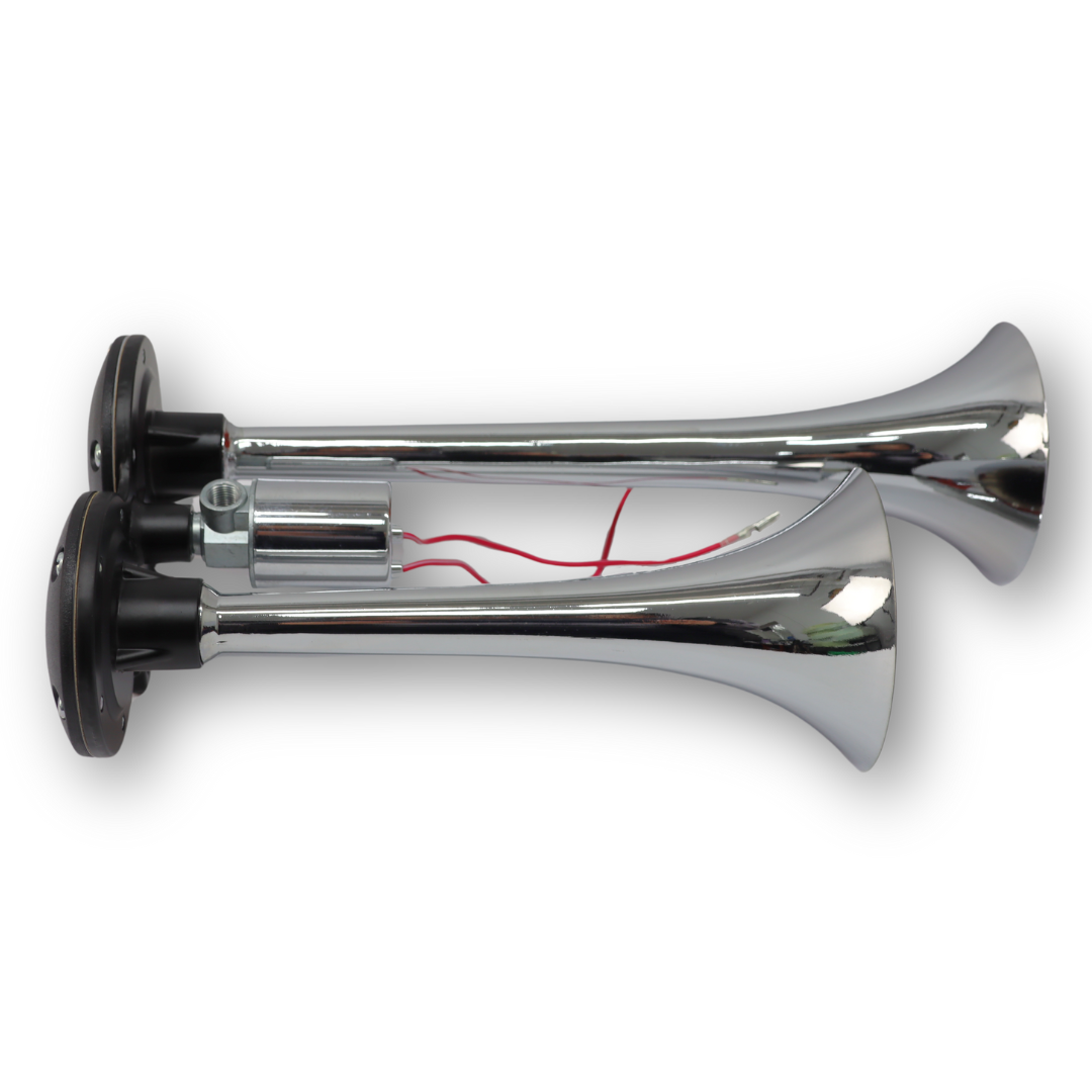 Сигнал хром 2 дудки 24V \300mm\ Сигнал хром 2 дудки 24V \300mm\