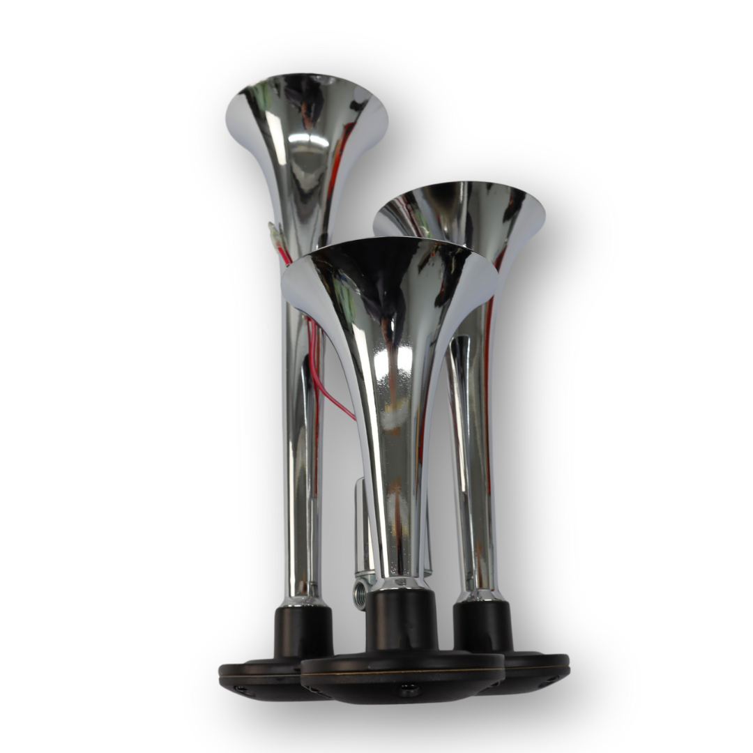 Сигнал хром 3 дудки 24V \300mm\