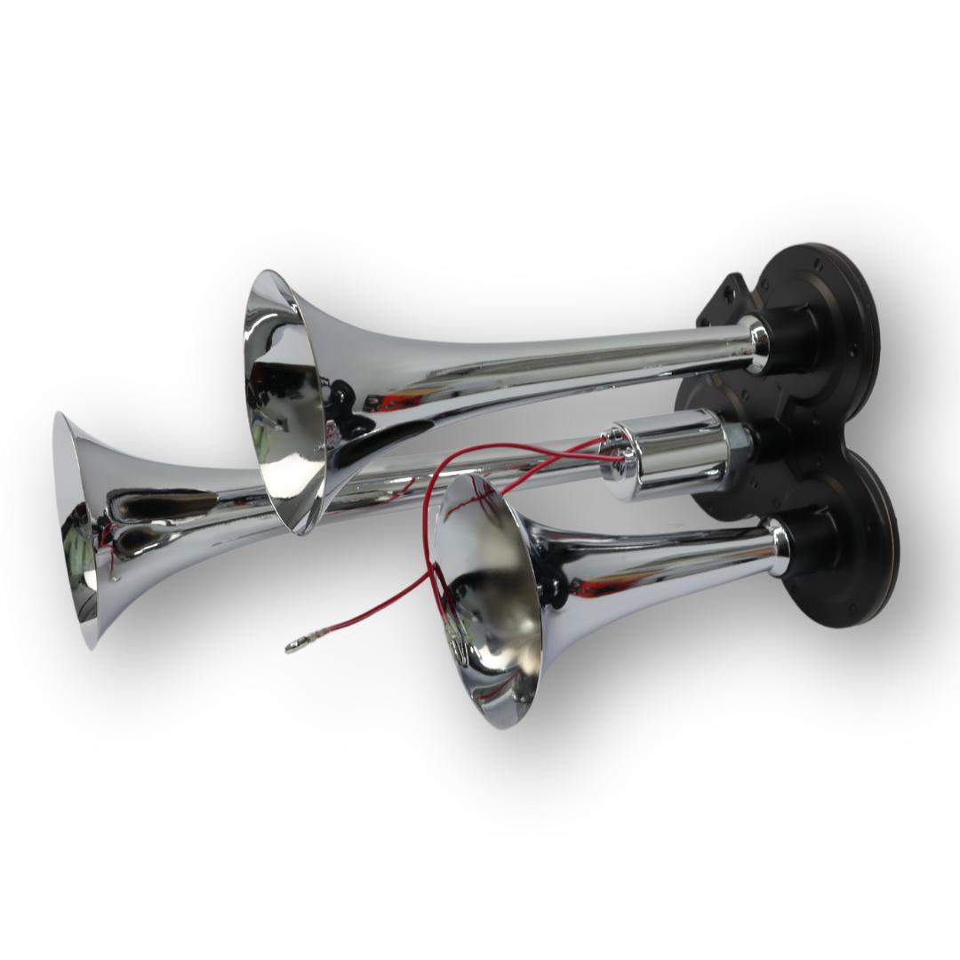 Сигнал хром 3 дудки 24V \300mm\