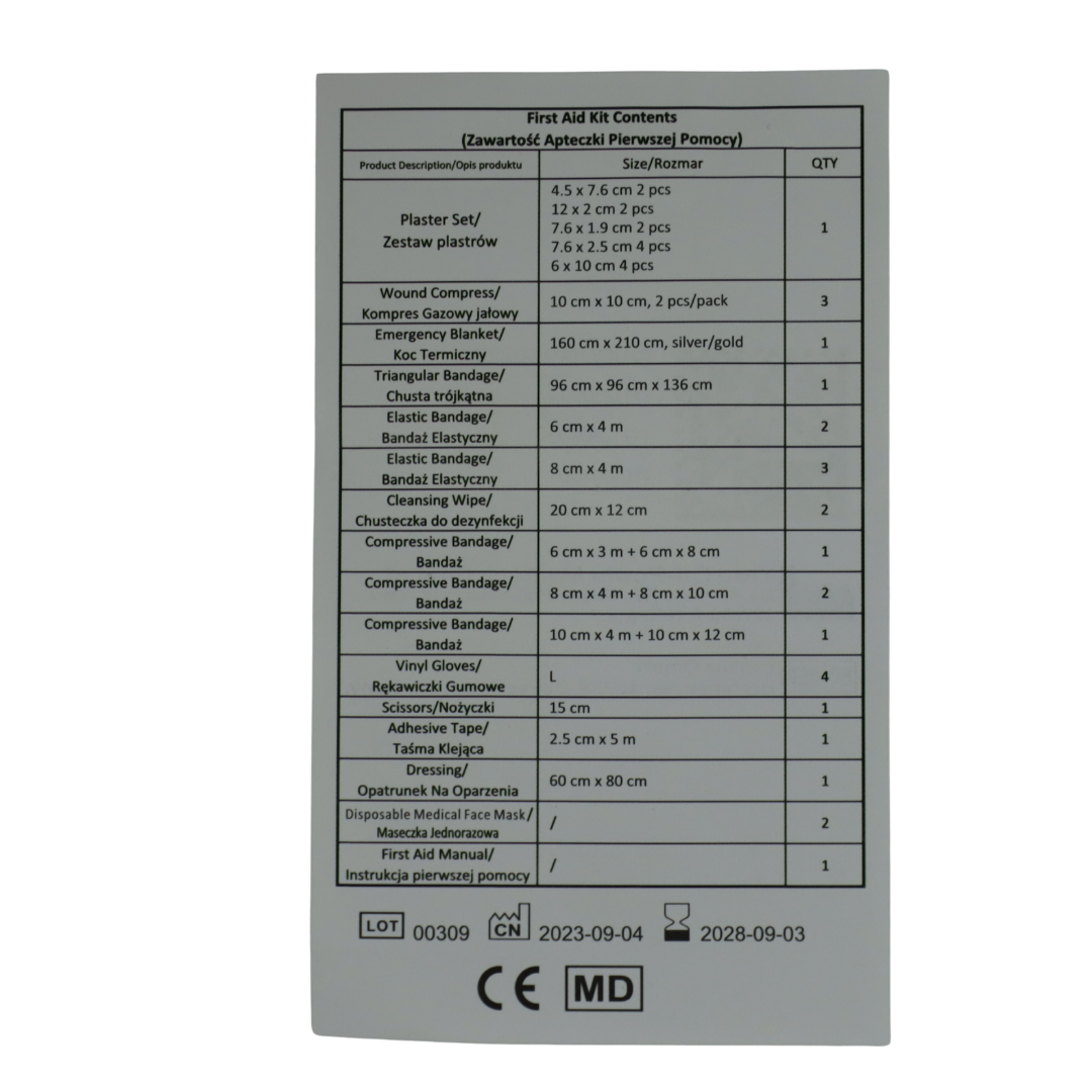 Аптечка автомобильная EURO \сред..\