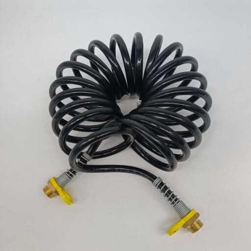 Шланг воздуха 5м М22х1,5 ЧЁРНЫЙ /WABCO/ желтый наконечник