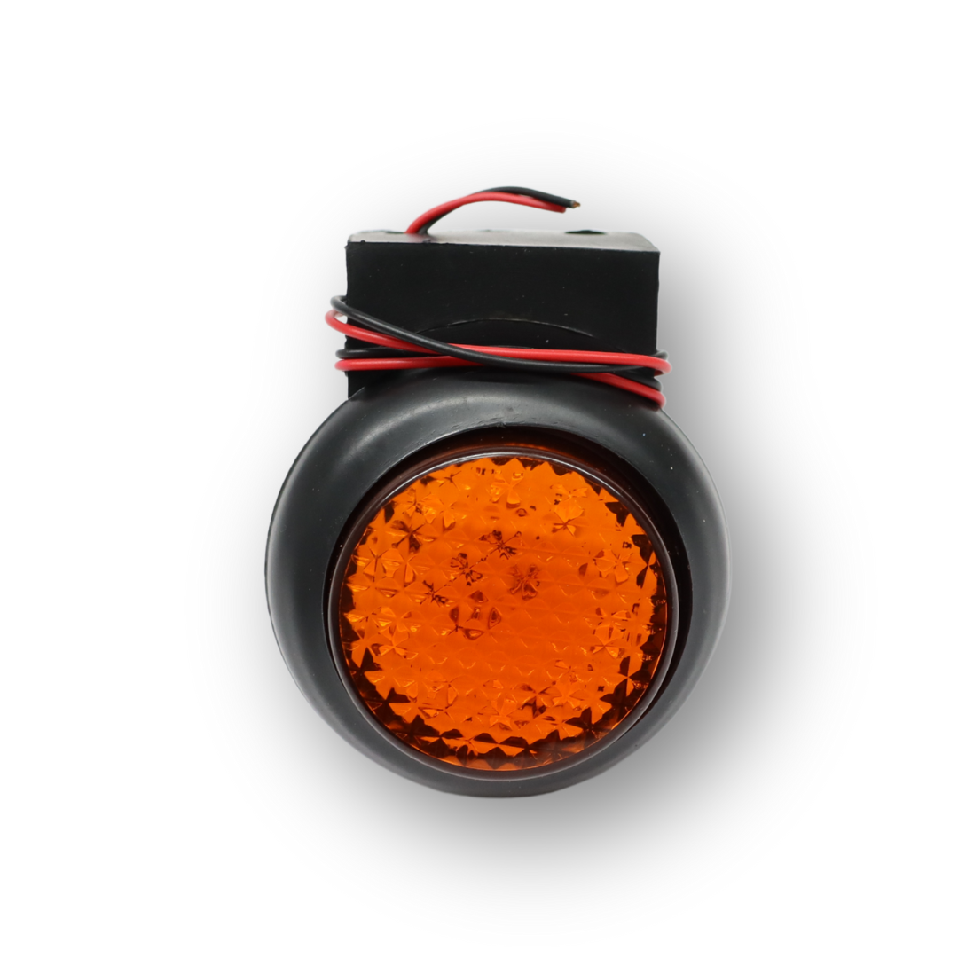 Фонарь габаритный LED 10  12-24 V  желтый \ISS\