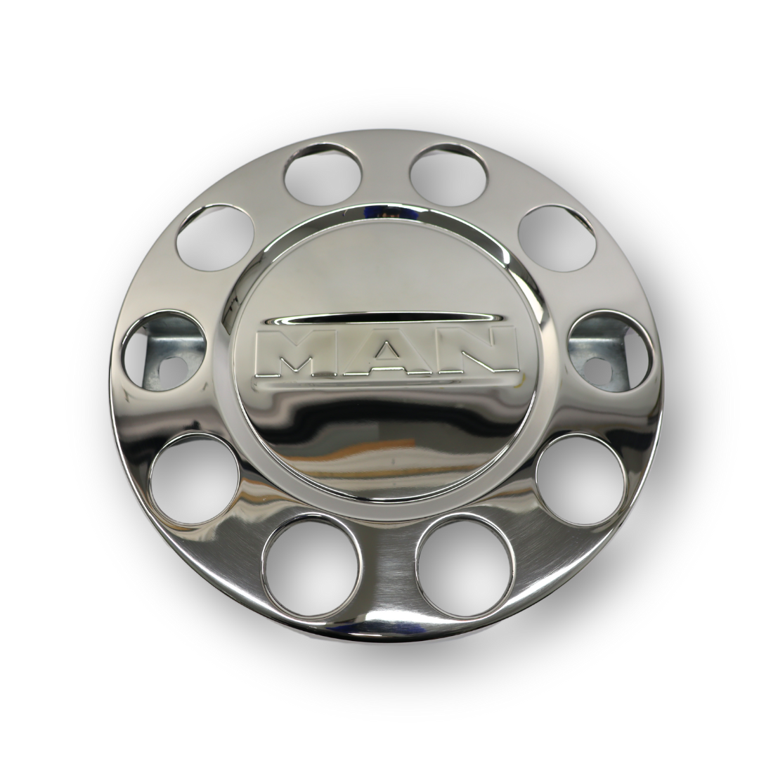 Колпак колеса "корона" 22,5 MAN нержавеющая сталь Колпак колеса "корона" 22,5 MAN нержавеющая сталь