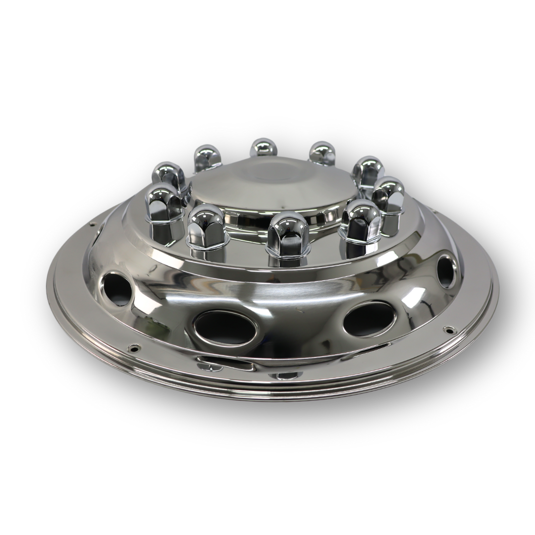 Колпак колеса 22,5 (нерж.) передний \с фальш гайками\ Колпак колеса 22,5 (нерж.) передний \с фальш гайками\