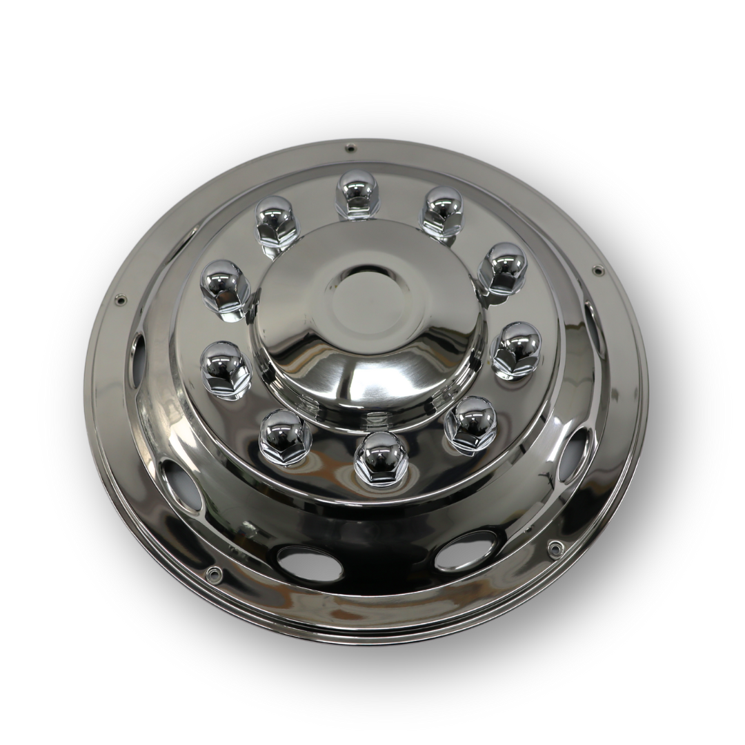 Колпак колеса 22,5 (нерж.) передний \с фальш гайками\ Колпак колеса 22,5 (нерж.) передний \с фальш гайками\