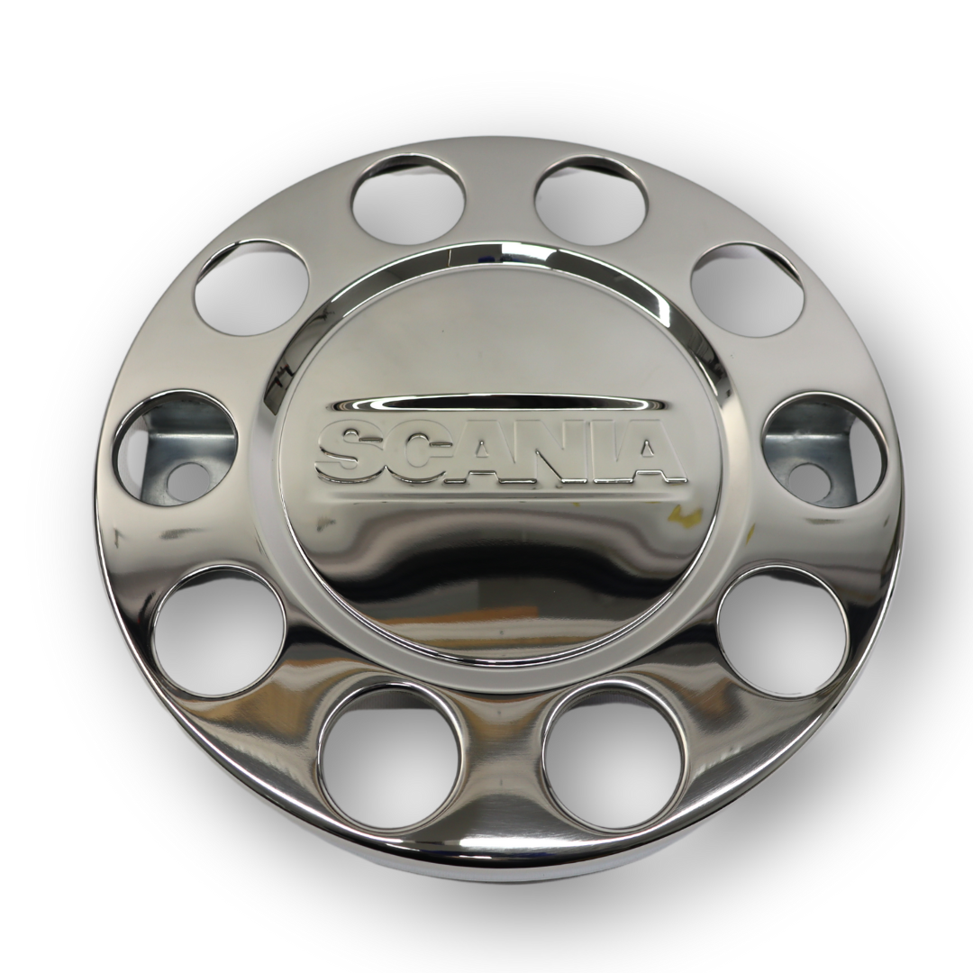 Колпак колеса "корона" 22,5 SCANIA нержавеющая сталь Колпак колеса "корона" 22,5 SCANIA нержавеющая сталь