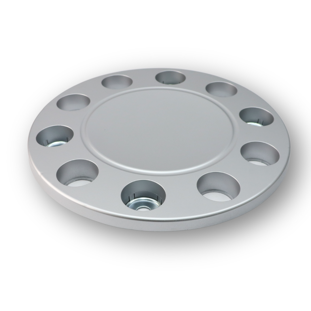 Колпак колеса "корона" 22,5 серый закрытый пластик Колпак колеса "корона" 22,5 серый закрытый пластик