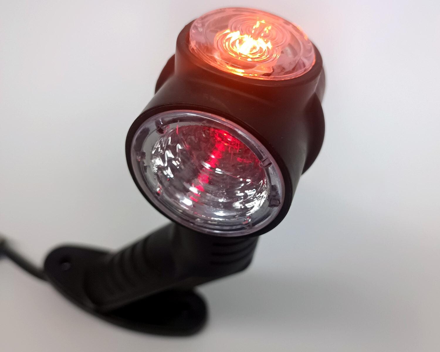 Ліхтар габаритний ріг (18см) триколірний діодний BAD Ліхтар габаритний ріг (18см) триколірний діодний BAD