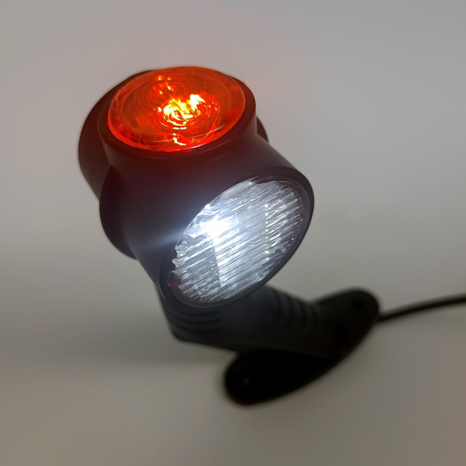 Ліхтар габаритний ріг (18см) триколірний діодний BAD Ліхтар габаритний ріг (18см) триколірний діодний BAD