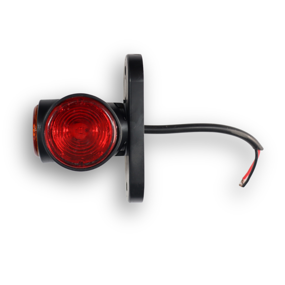 Фонарь габаритный рог (7см) трехцветный диодный BAD Фонарь габаритный рог (7см) трехцветный диодный BAD