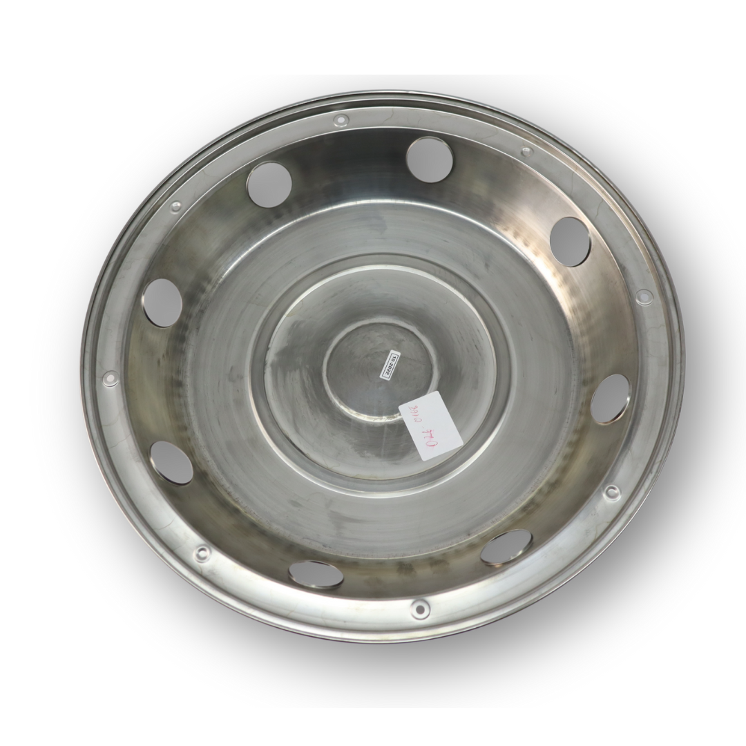 Колпак колеса 19,5 передний  нержавеющая сталь