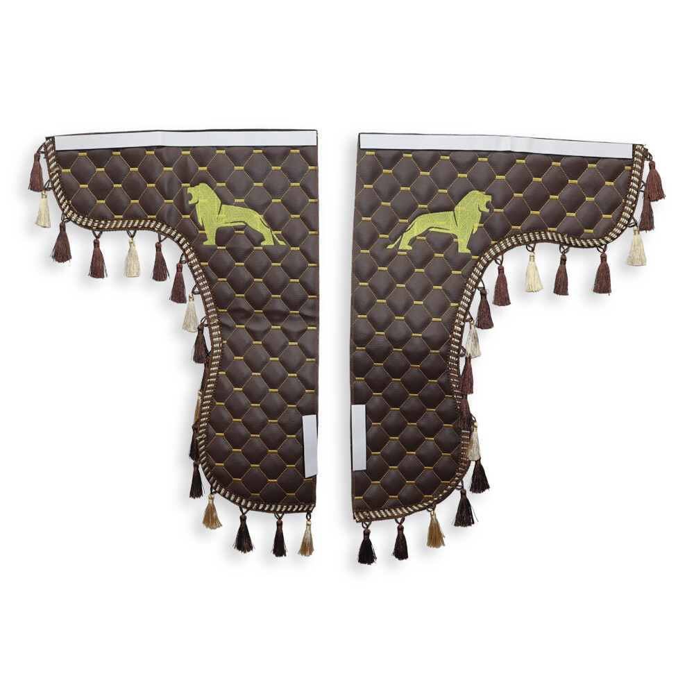 Шторка Экокожа "Pergam" MAN лоб+косынки+спальник+ночные коричневая Шторка Экокожа "Pergam" MAN лоб+косынки+спальник+ночные коричневая