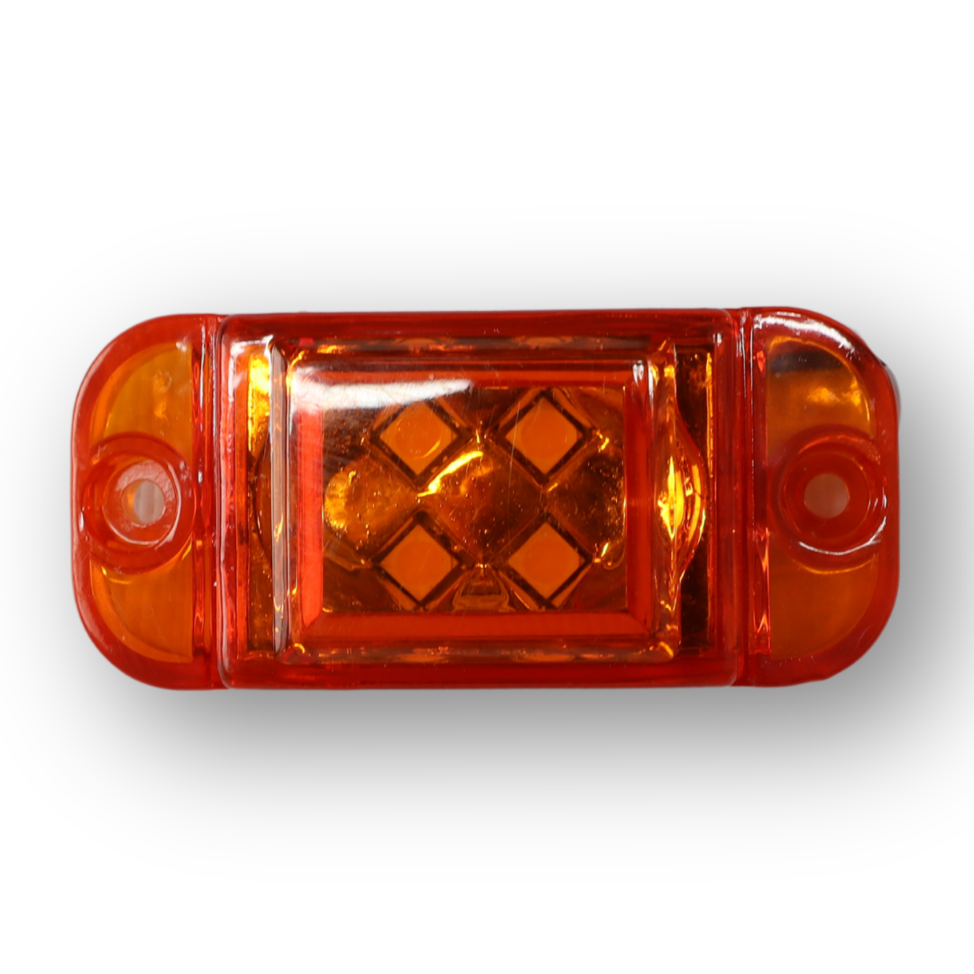 Фонарь габаритный LED 4 желтый 24V