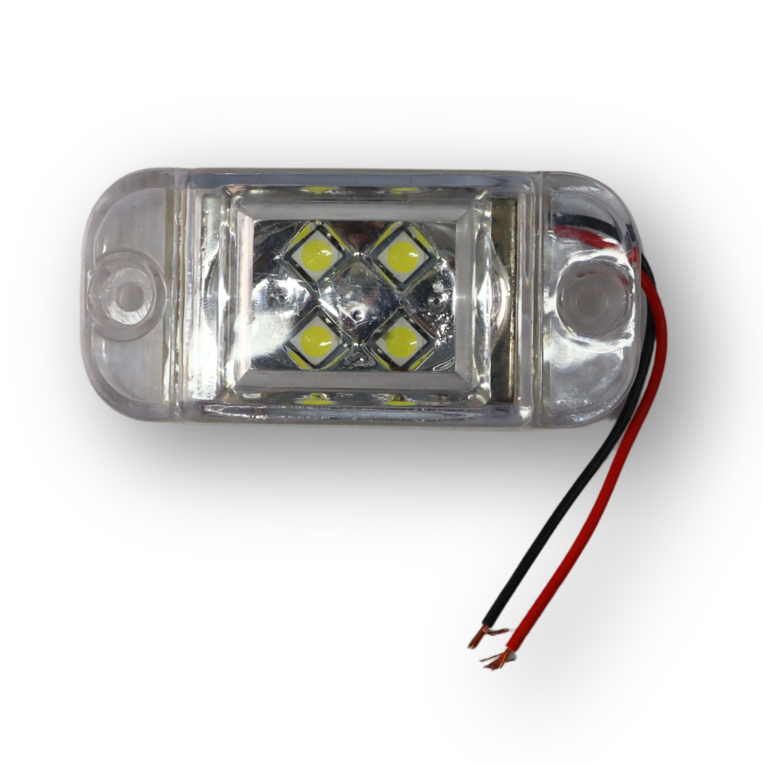 Фонарь габаритный LED 4 белый 24V