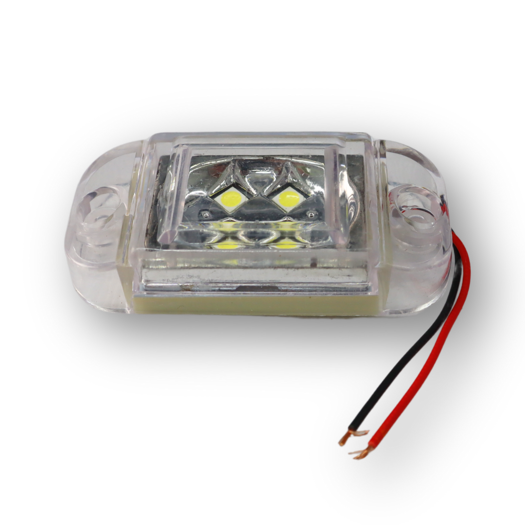 Фонарь габаритный LED 4 белый 24V