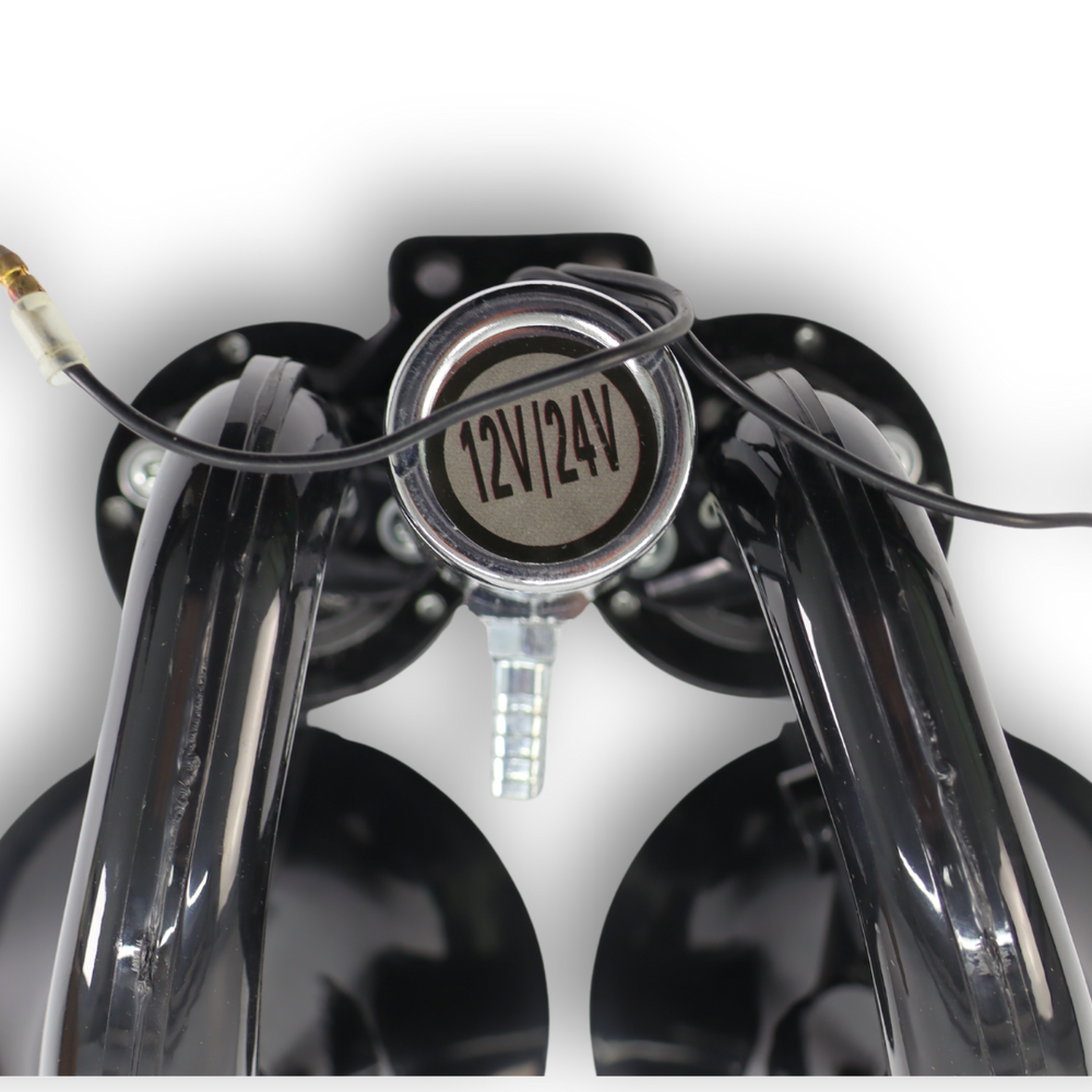 Сигнал воздушный 2 рожка 24 V (с эл.пневмат клапаном) \FR\ Сигнал воздушный 2 рожка 24 V (с эл.пневмат клапаном) \FR\