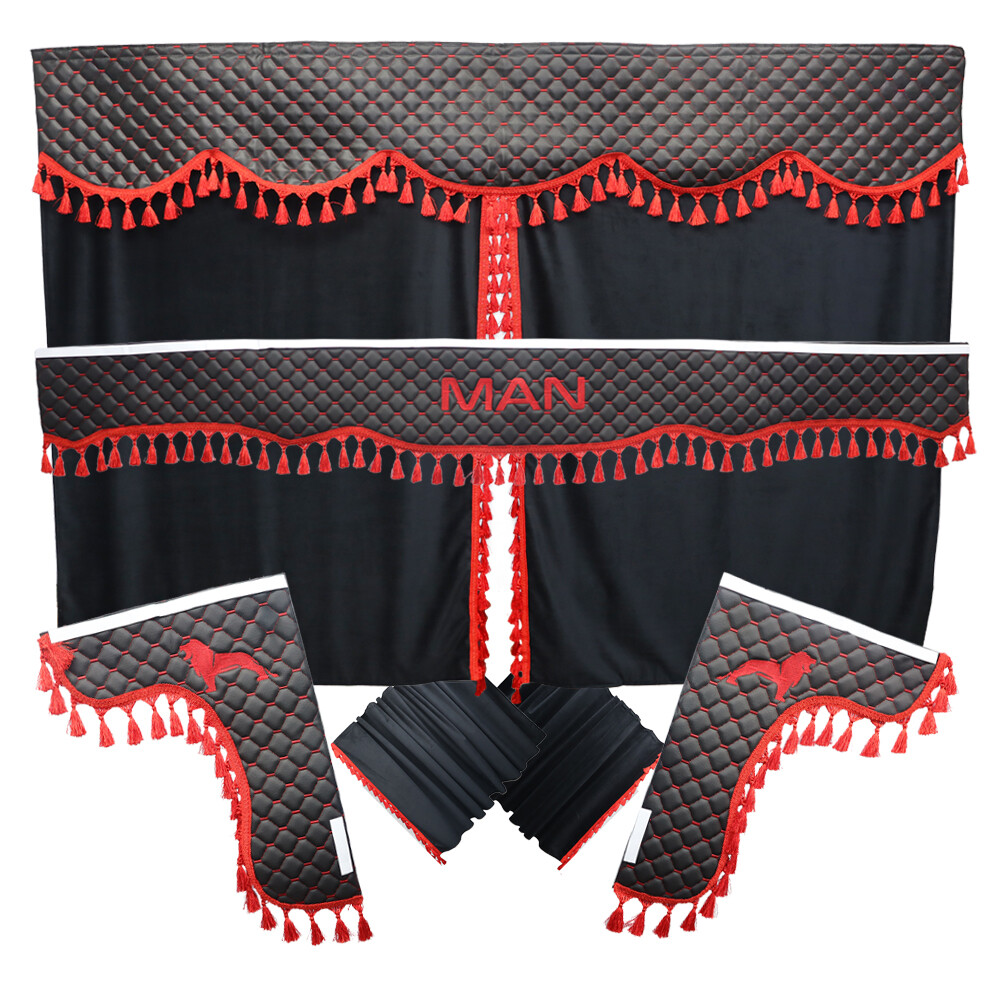 Шторка Екошкіра "Pergam" MAN лоб+косинки+спальник+нічні чорна Шторка Екошкіра "Pergam" MAN лоб+косинки+спальник+нічні чорна