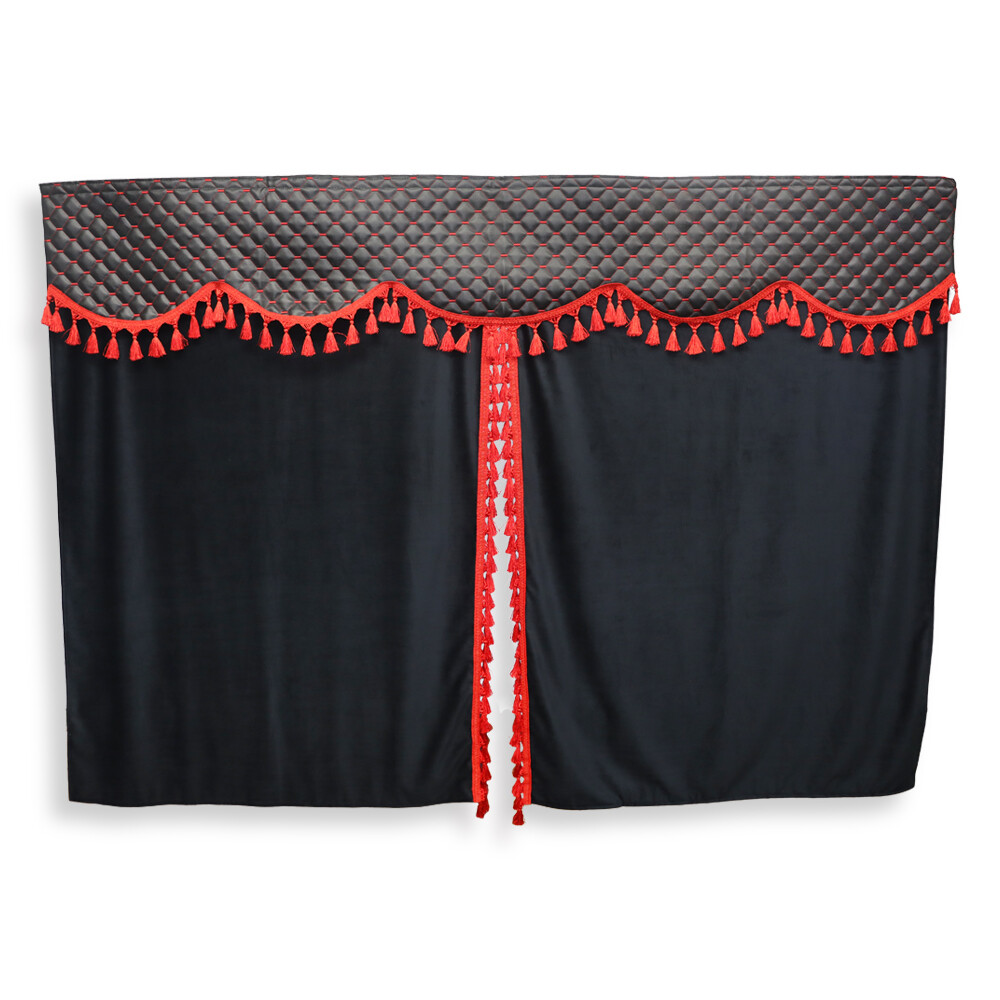 Шторка Екошкіра "Pergam" MAN лоб+косинки+спальник+нічні чорна Шторка Екошкіра "Pergam" MAN лоб+косинки+спальник+нічні чорна