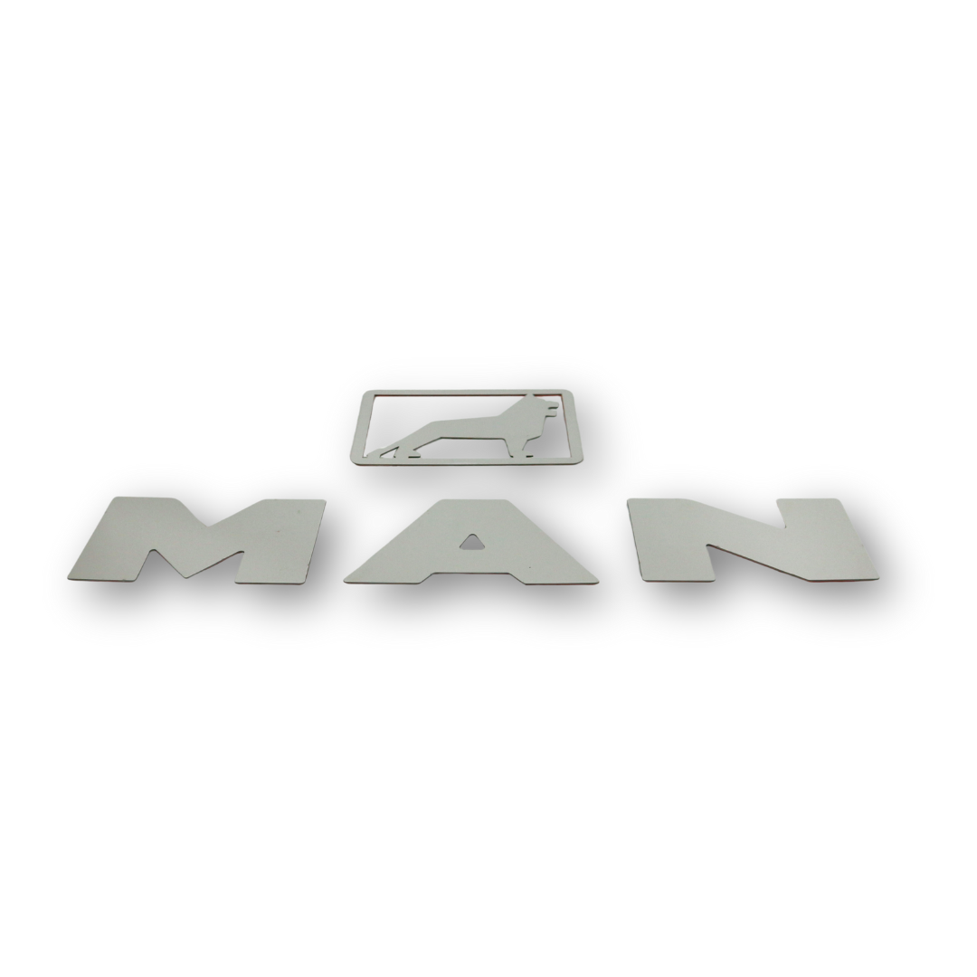 Надпись с логотипом MAN