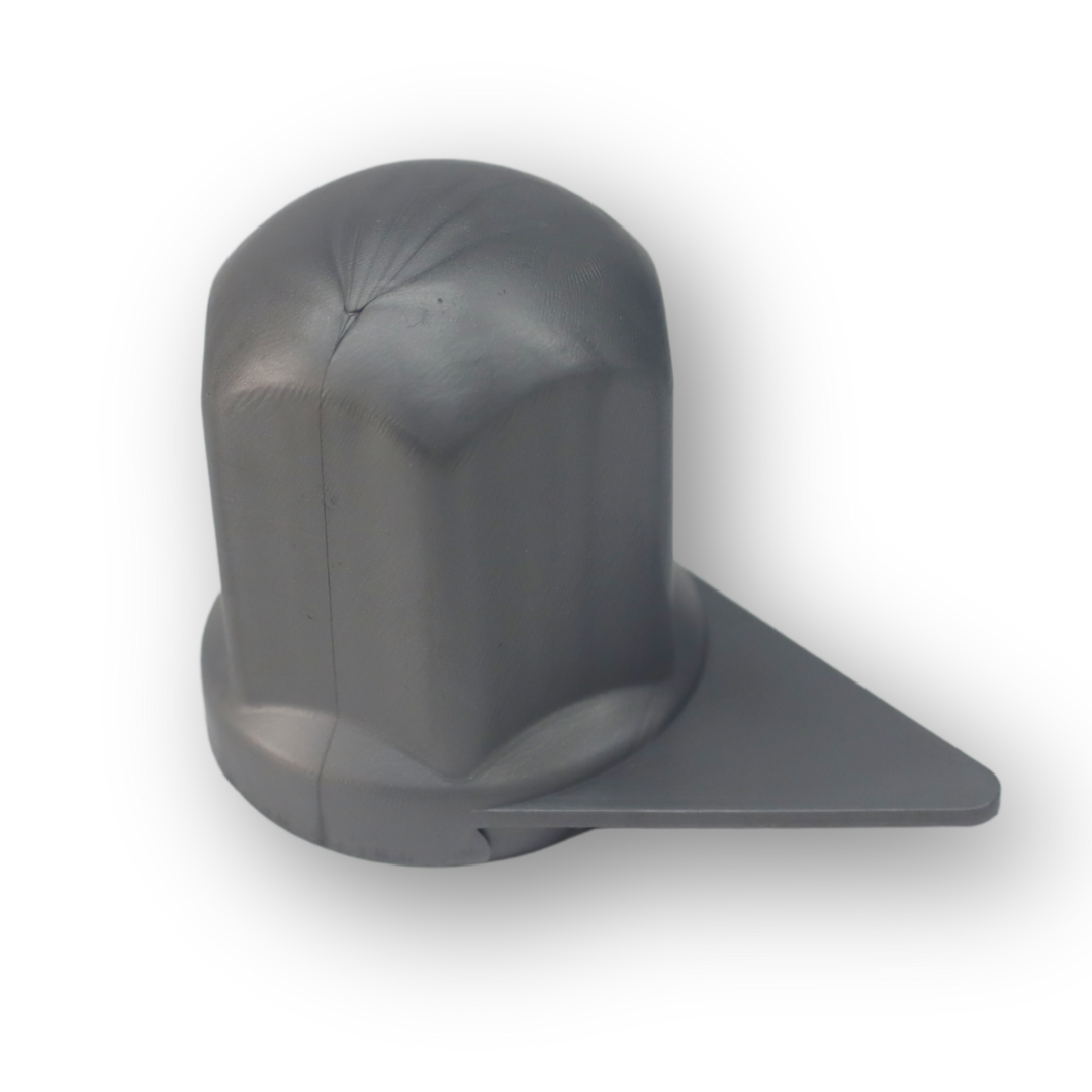 Колпачек на гайку граненый 32*55 с указателем серебристый  ( SteelTruck )