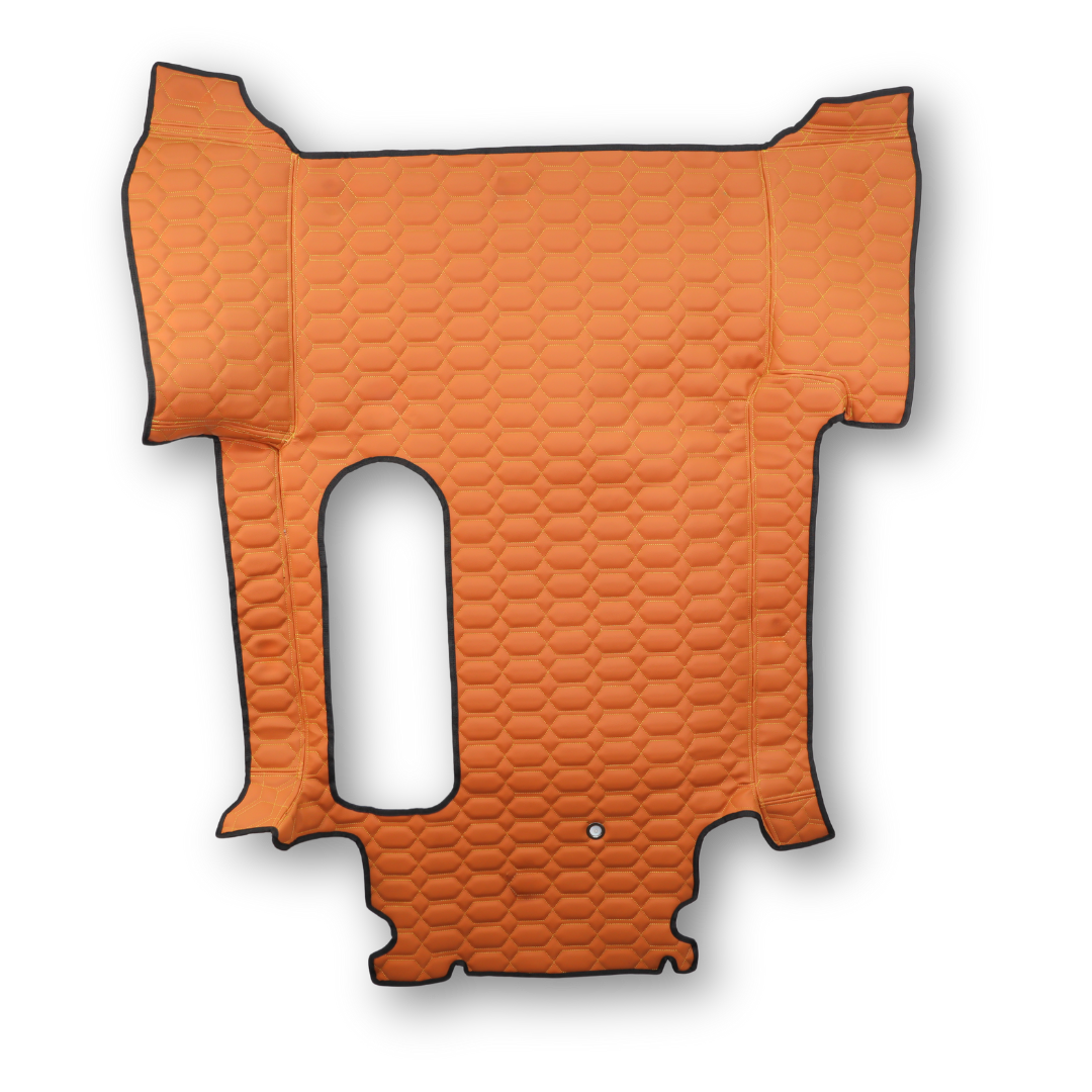 Коврик Экокожа MAN TGM/TGL/TGS/TGA XL -со спальником 2007-2020;МКПП,коричневый,