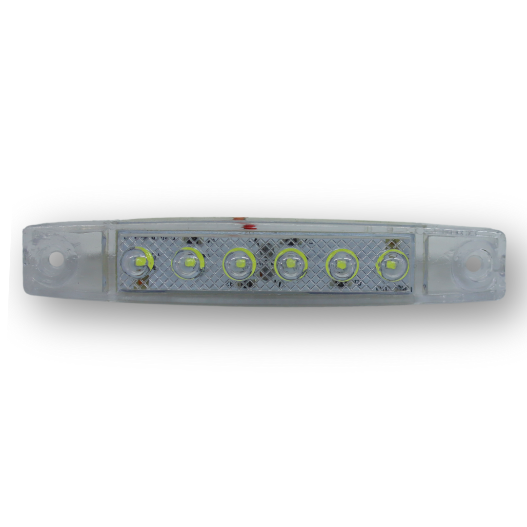 Фонарь габаритный LED 6 белый 12\24 V