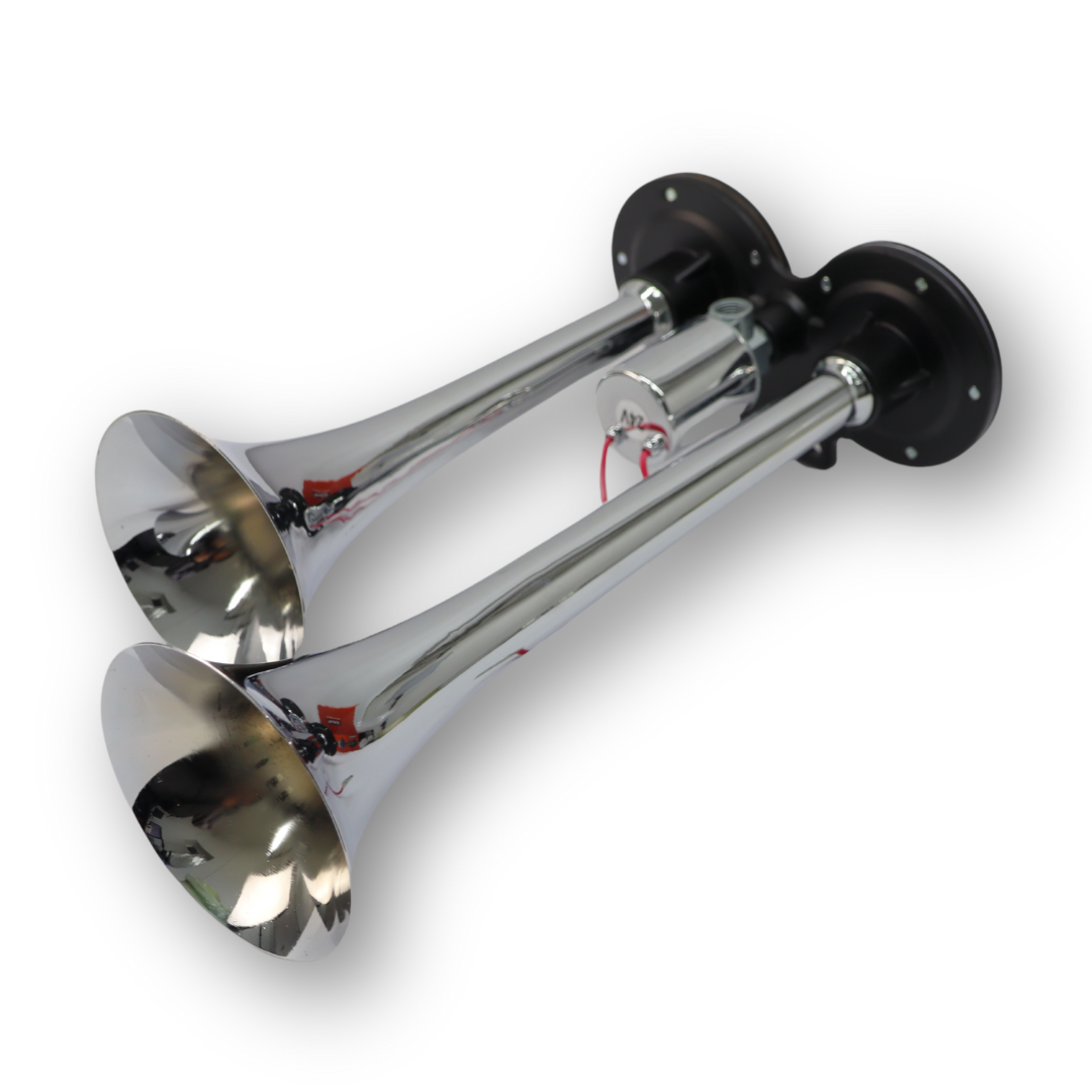 Сигнал хром 2 дудки 24V \300mm\