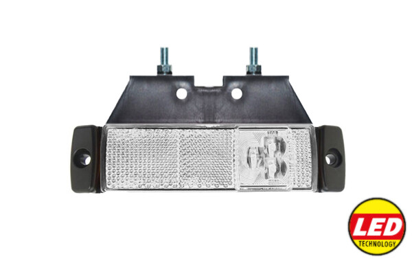 Ліхтар габаритний діодний білий з кріпленням 3 діода + відбивач Ліхтар габаритний діодний білий з кріпленням 3 діода + відбивач