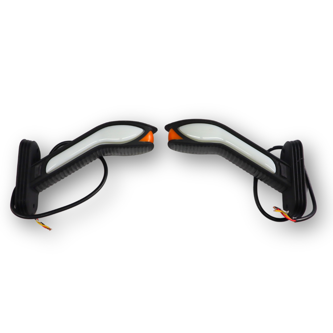 Ліхтар габаритний ріг LED прямий 18 см "побіг, що біжить" (продається парою) Ліхтар габаритний ріг LED прямий 18 см "побіг, що біжить" (продається парою)