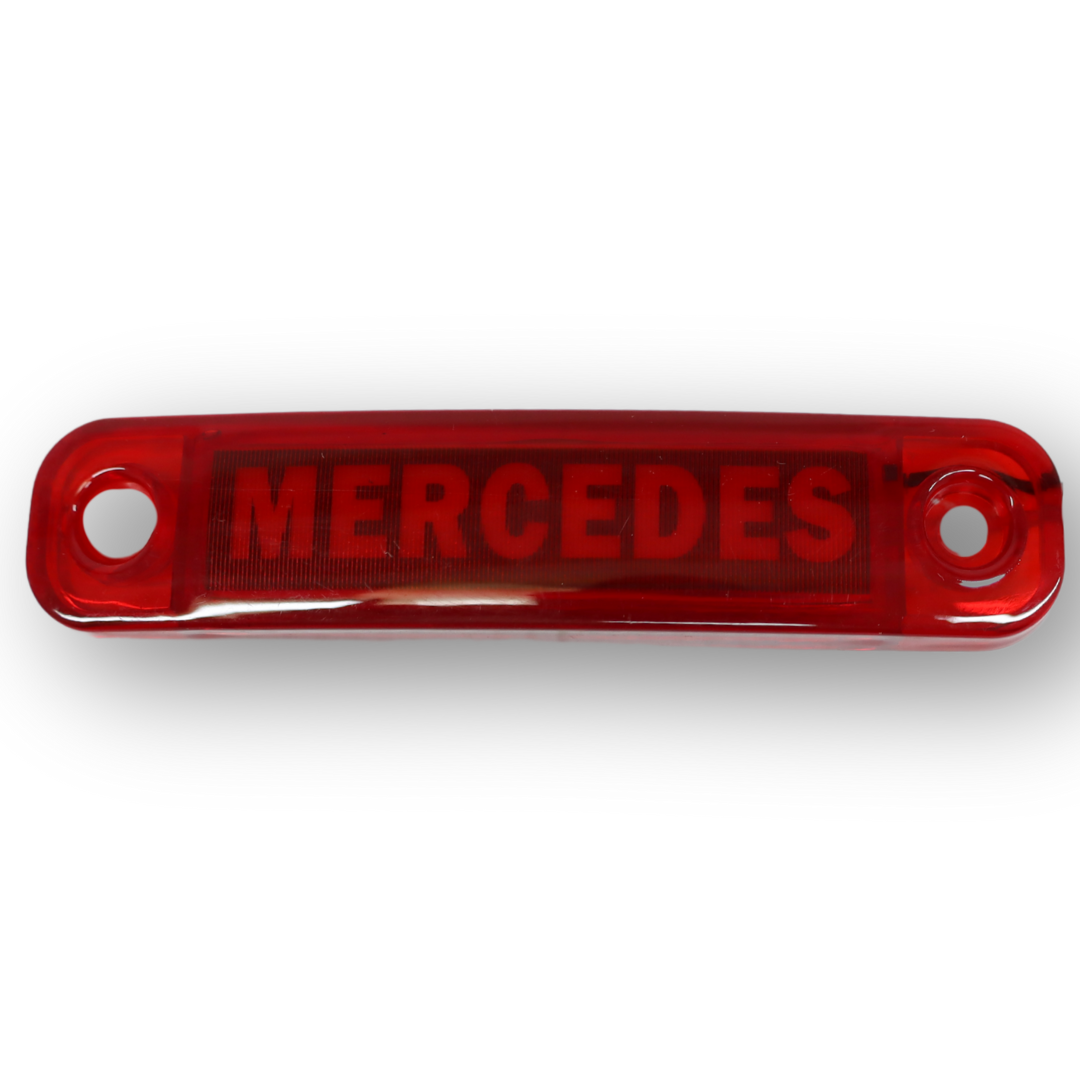 Фонарь декор LED MERCEDES красный (101*22*12\81)