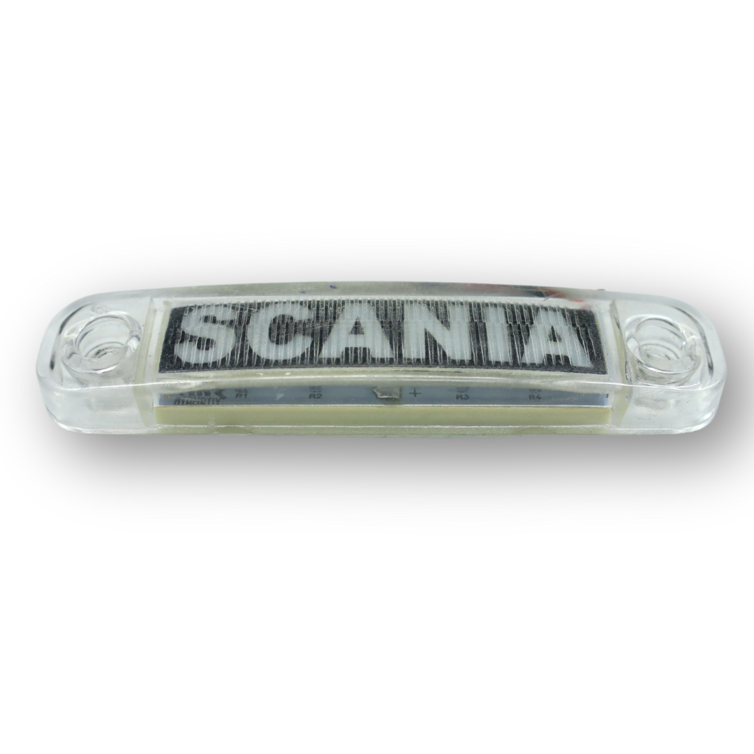 Фонарь декор LED SCANIA белый (101*22*12\81)