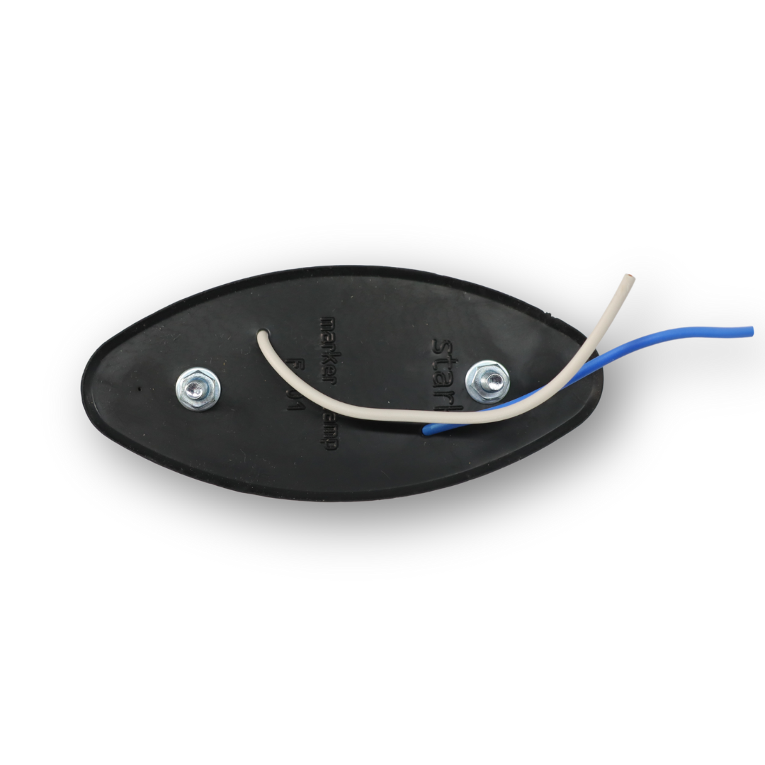 Фонарь габаритный "лодочка" красно-белый (лампочка)