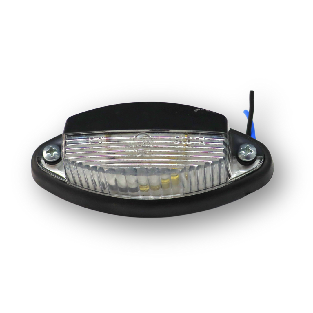 Фонарь габаритный "лодочка" черно-белый (лампочка) Фонарь габаритный "лодочка" черно-белый (лампочка)