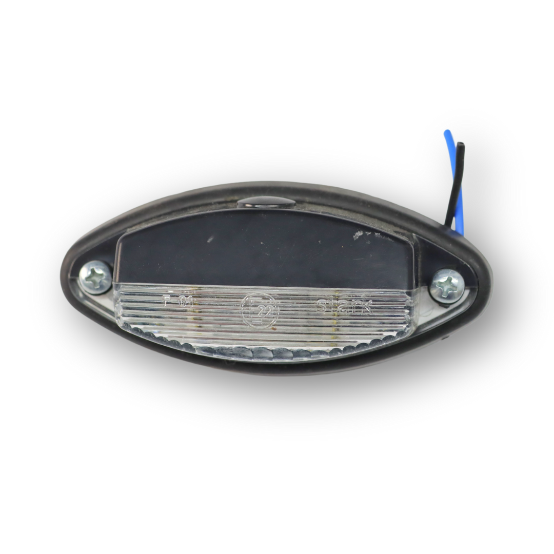 Фонарь габаритный "лодочка" черно-белый (лампочка) Фонарь габаритный "лодочка" черно-белый (лампочка)