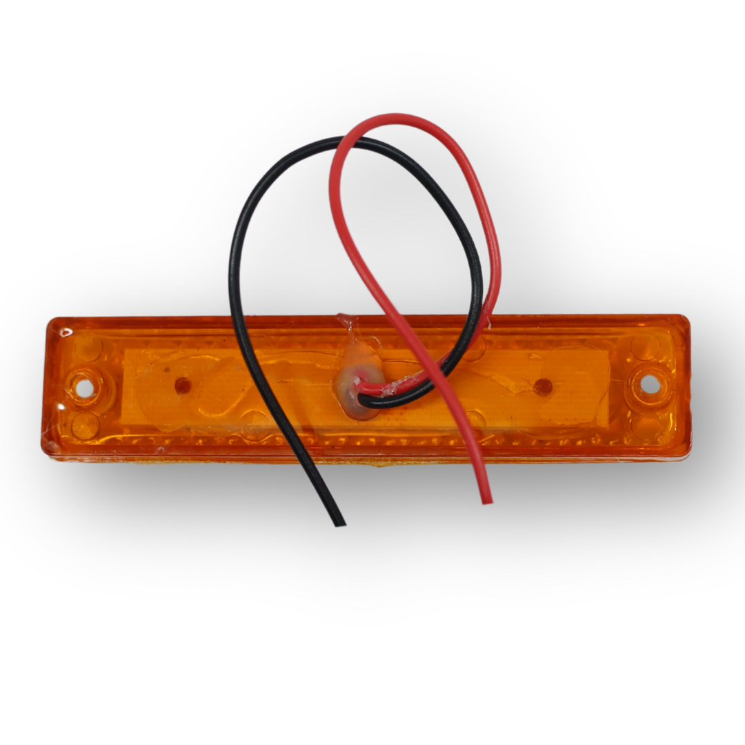 Фонарь габаритный универсальный LED желтый 24V