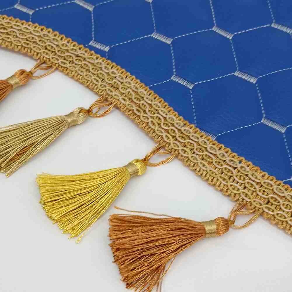 Шторка лоб + косынки Экокожа KAMAZ синяя Шторка лоб + косынки Экокожа KAMAZ синяя