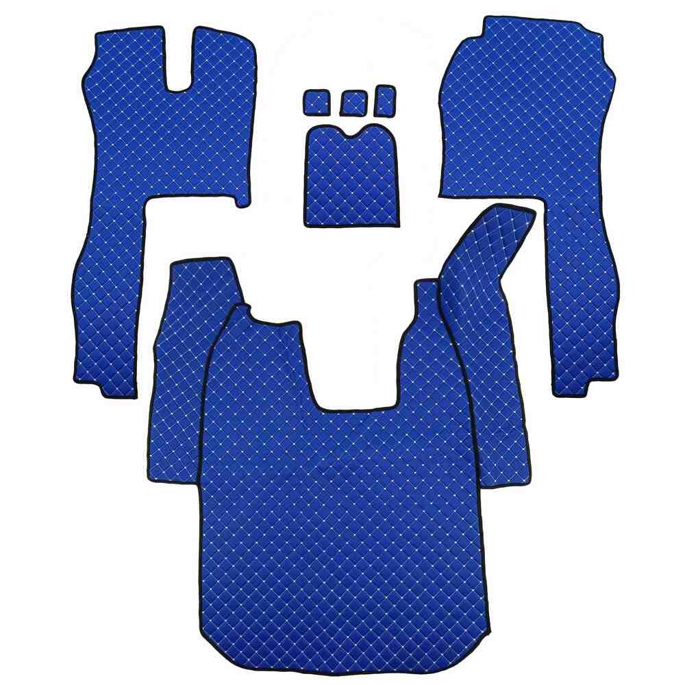 Коврик Экокожа SCANIA R 2004-2013; АКПП, синий,