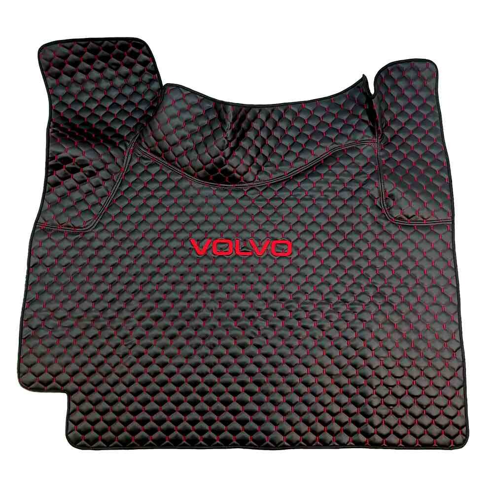 Килимок Екошкіра VOLVO FH 2003-2013; АКПП, чорний, АСП (з вишивкою) Килимок Екошкіра VOLVO FH 2003-2013; АКПП, чорний, АСП (з вишивкою)