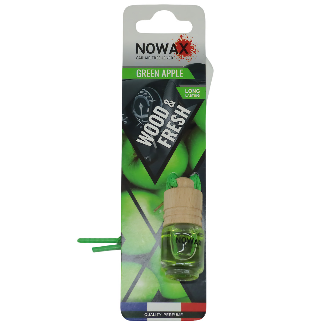 Ароматизатор "NOWAX  - WOOD&FRESH" GREEN APPLE