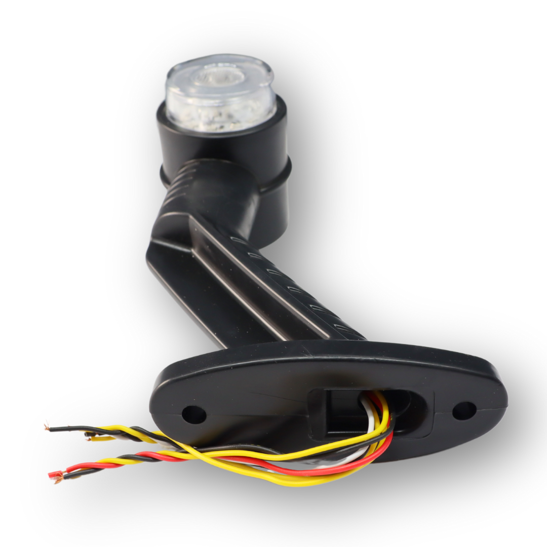 Фонарь габаритный рог (18 см) трехцветный диодный BAD Фонарь габаритный рог (18 см) трехцветный диодный BAD