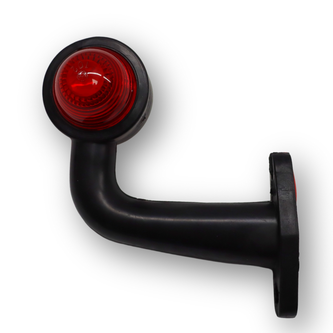 Фонарь габаритный рог двухцветный кривой средний 16 см \F.PLAS\ Фонарь габаритный рог двухцветный кривой средний 16 см \F.PLAS\