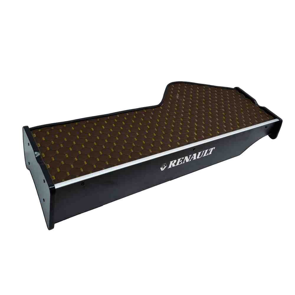 Полка кабины RENAULT Magnum (2001-2013) \3 ноги\коричнева\ST- Экокожа стёжка\ Полка кабины RENAULT Magnum (2001-2013) \3 ноги\коричнева\ST- Экокожа стёжка\