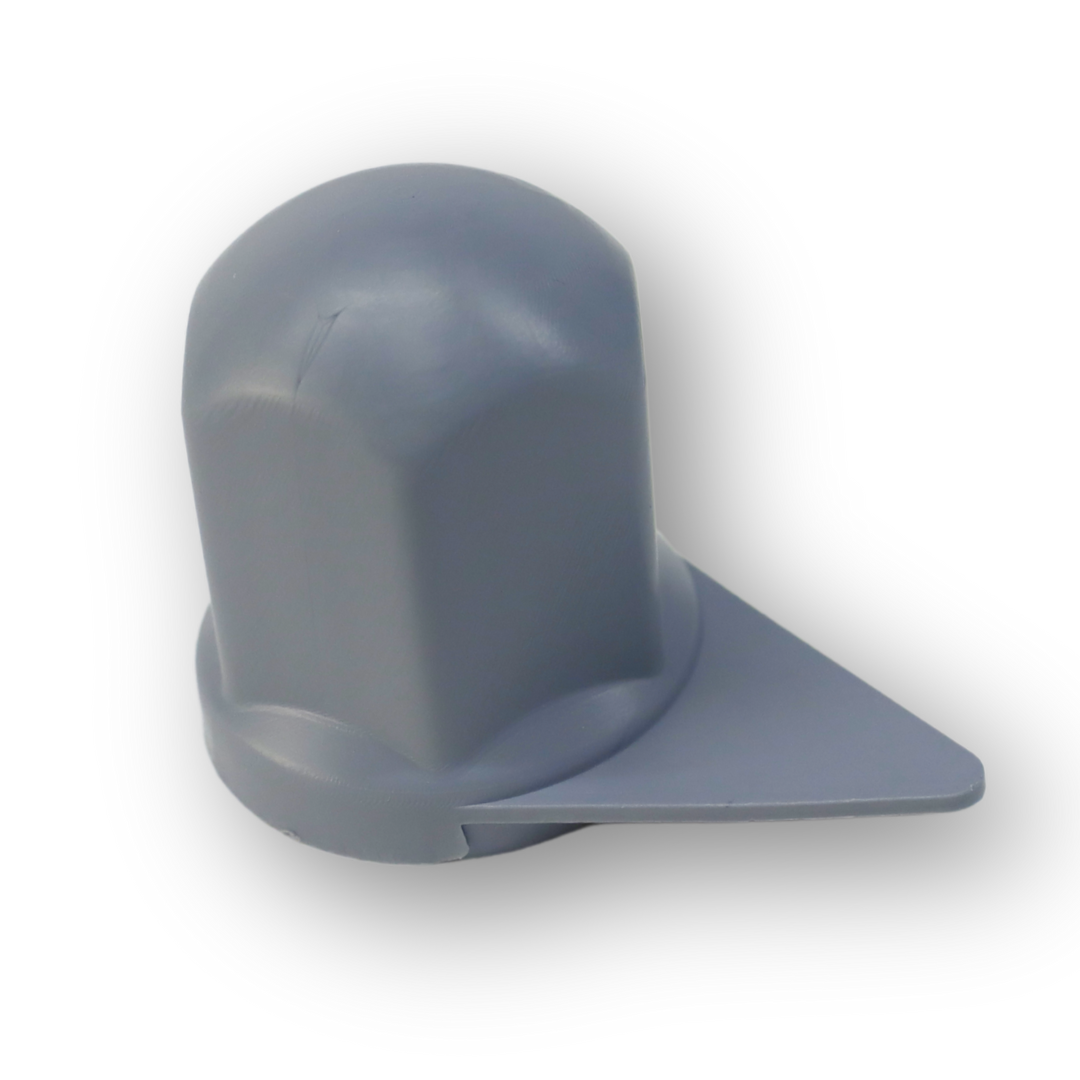 Колпачек на гайку граненый 32*55 с указателем серый ( SteelTruck ) Колпачек на гайку граненый 32*55 с указателем серый ( SteelTruck )