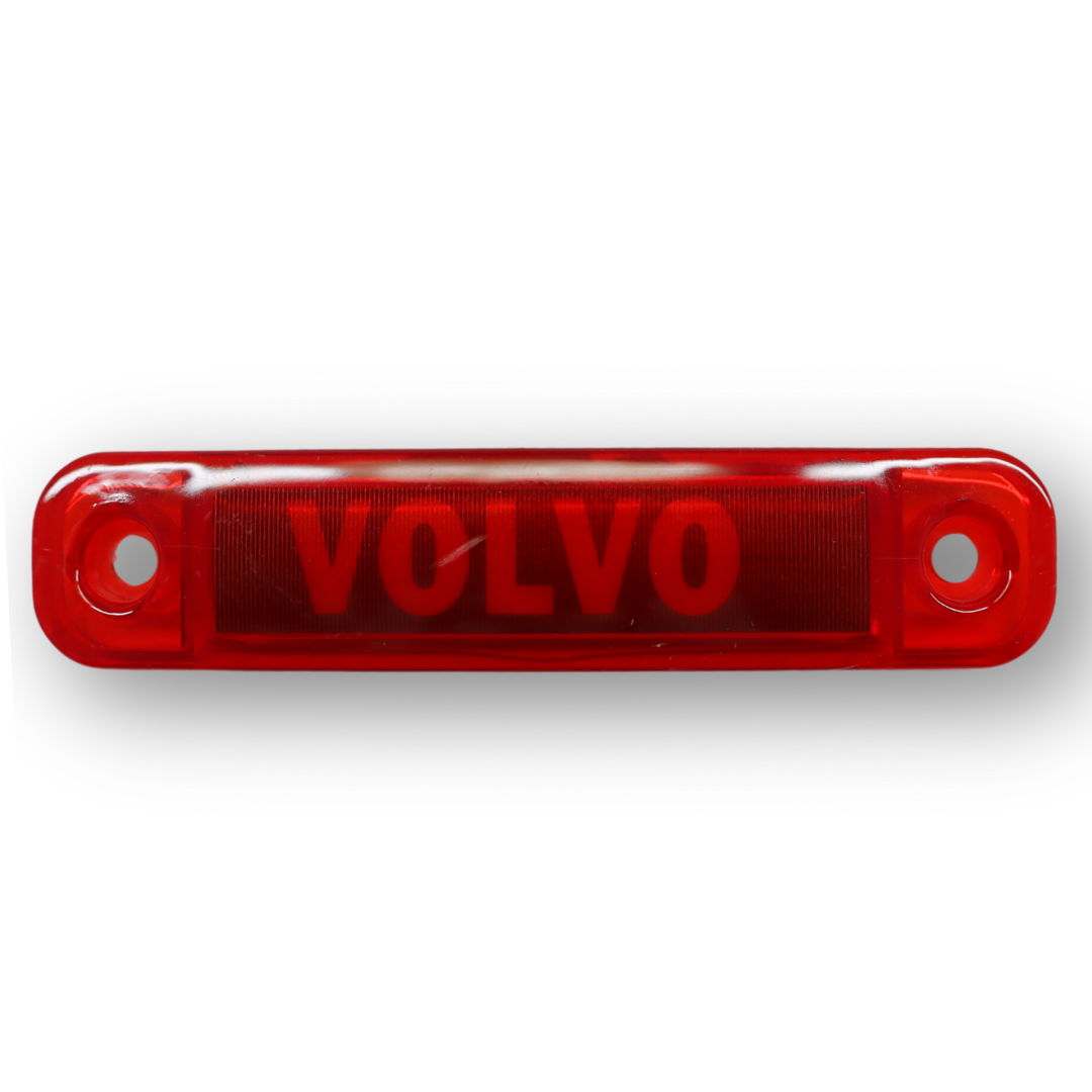 Фонарь декор LED VOLVO красный (101*22*12\81)