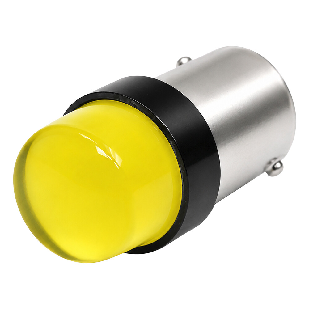 Лампочка LED COB-2 SILICONE FLASH 24V белая \ стробоскоп BA15s